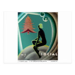 Deco Christmas Postcard