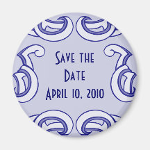 Deco Save the Date Fridge Magnets