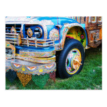 Decorated bus, Washington, D.C. Postcard