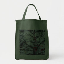 Decorated Christmas Tree Outside Bag