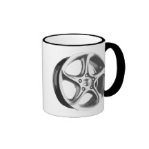Decorative Car Rim Mug