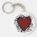 Decorative Heart Key Chains