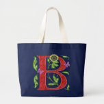 Decorative Letter B Monogram Bag
