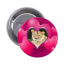 Decorative Lion Buttons