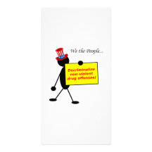 Decriminalize Non-Violent Drug Offenses Photo Card Template