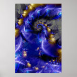 Deep blue. poster