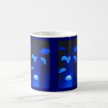 Deep Blue Sea Jellyfish Mug
