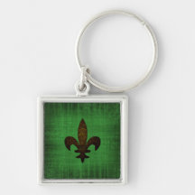 Deep Green Mediaeval Key Chain