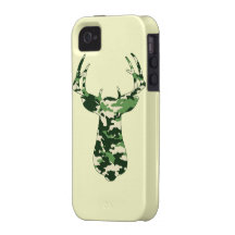 Deer Hunting Camo Buck Case-Mate iPhone 4 Covers