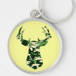 Deer Hunting Camo Buck Keychain