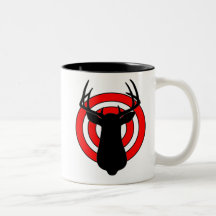 Deer Hunting Target Practice Coffee Mugs