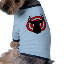 Deer Hunting Target Practice Doggie Tshirt