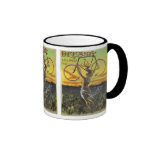 Déesse Vintage Bicycle Poster Mugs