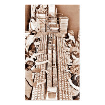 Defence Plant Assembly Line Business Cards