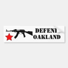 Defend Oakland Sticker Bumper Sticker