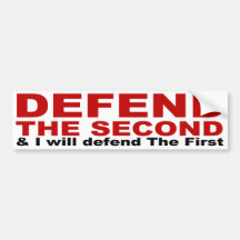 Defend The Second Bumper Stickers