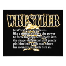 Definition of a Wrestler Personalized Announcement