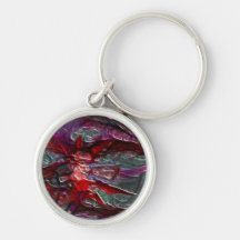 Dejavu Red Purple Energy Keychain