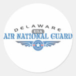 Delaware Air National Guard Round Sticker