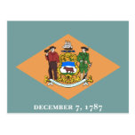 Delaware Flag Postcard