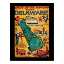 Delaware the Diamond State Post Card