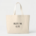 delete the elite tote bag