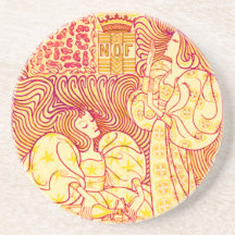 Delft Salad Oil Coasters