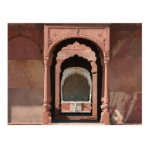 delhi fort door postcards
