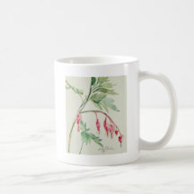 Delicate Bleeding Hearts Mugs