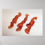 Delicious Cooked bacon Print