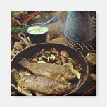 Delicious Fish fry Fridge Magnet