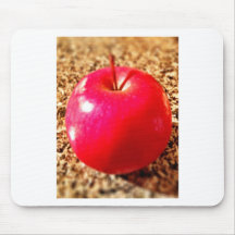 Delicious Red Apple Mouse Pads