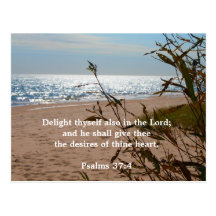 Delight thyself also in the Lord; and... Postcards