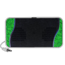 Delightful light greenish texture laptop speakers