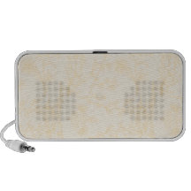 Delightful light yellow texture laptop speakers