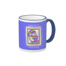 Delightful Westie Happy Easter Wishes Mug