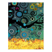 Delirium - Abstract Postcard