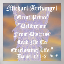 Deliverance From Distress Michael Archangel-Cust. Poster