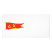 Delta Chi Flag Photo Card Template