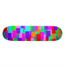 Delta Skate Co. Modern Art Custom Skate Board