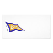 Delta Tau Delta Flag Custom Photo Card