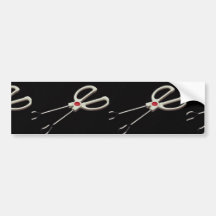 Deluxe kitchen tongs bumper sticker