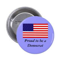 Democrat button