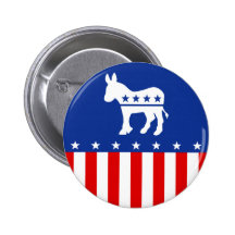 Democrat Donkey Button