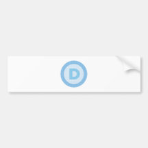 Democrat Party Logo Bumper Sticker