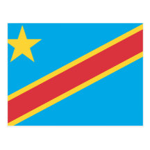 Democratic Republic of Congo Flag Post Cards