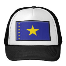 Democratic Republic of the Congo Flag Trucker Hats