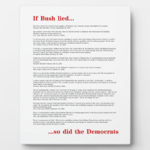 Democrats Lied Plaques