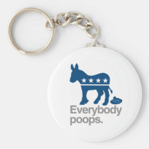 DEMOCRATS POOP.png Key Chain