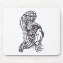 Demon Drawing Mouse Mat
